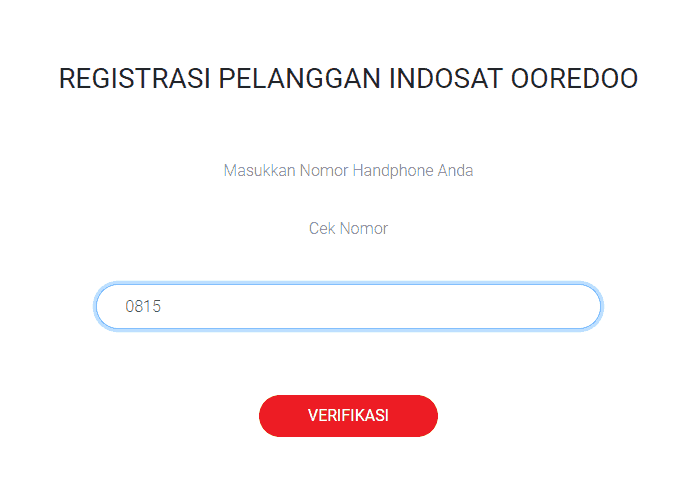 Cara Registrasi Kartu Indosat Via Online