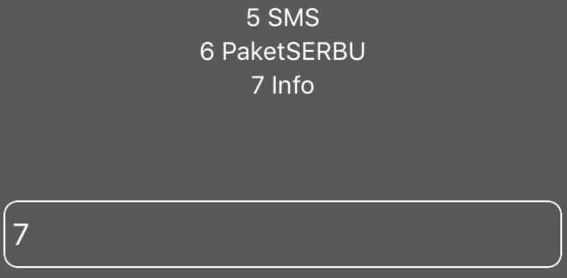Langkah ke-2 Cara Cek Paket SMS Indosat