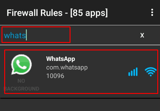 cari whatsapp pada aplikasi mobiwol