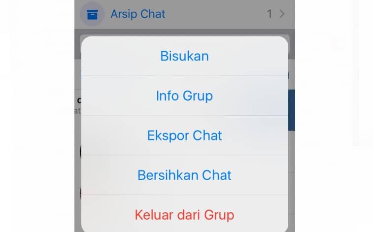 Cara ke-1 Menambah Admin Grup WhatsApp