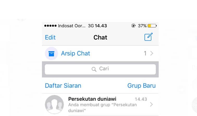 Cara ke-1 Mengganti Nama dan Foto Profil Grup WhatsApp