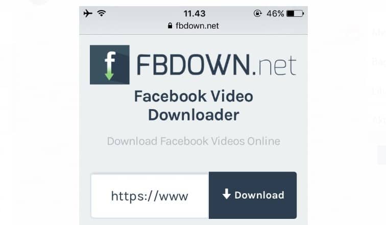 Cara ke-2 Download Video di Facebook Lite