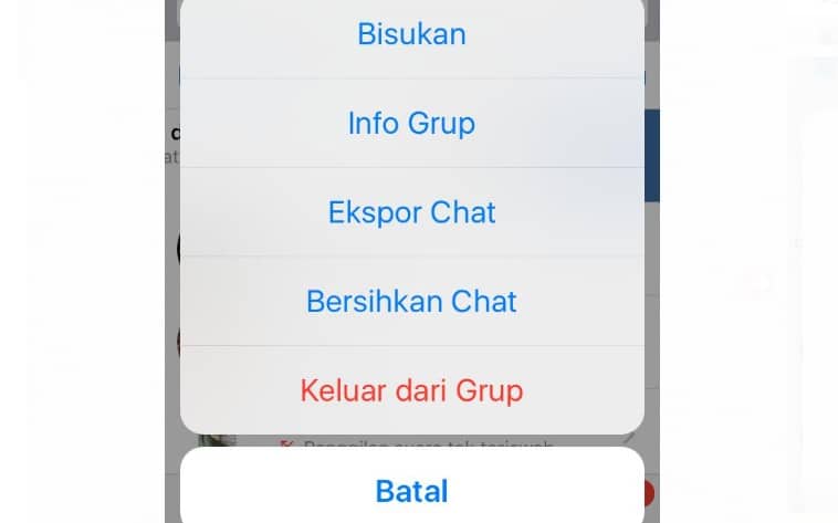 Cara ke-2 Mengganti Nama dan Foto Profil Grup WhatsApp
