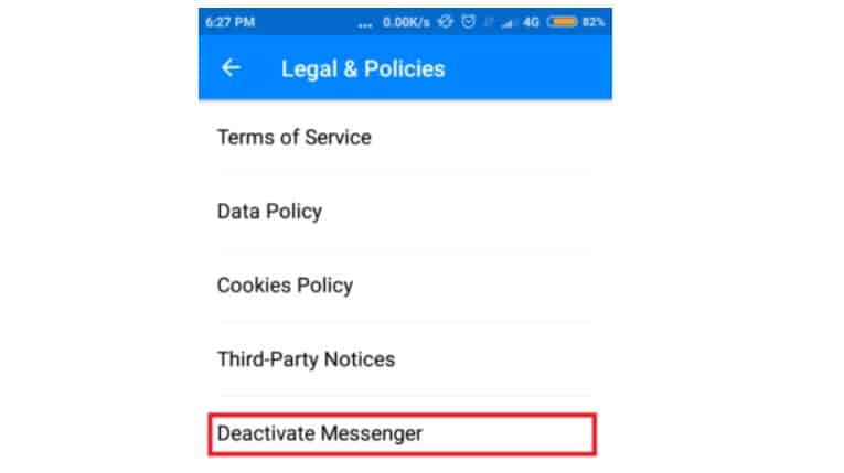 Cara ke-2 Menonaktifkan Messenger di Android