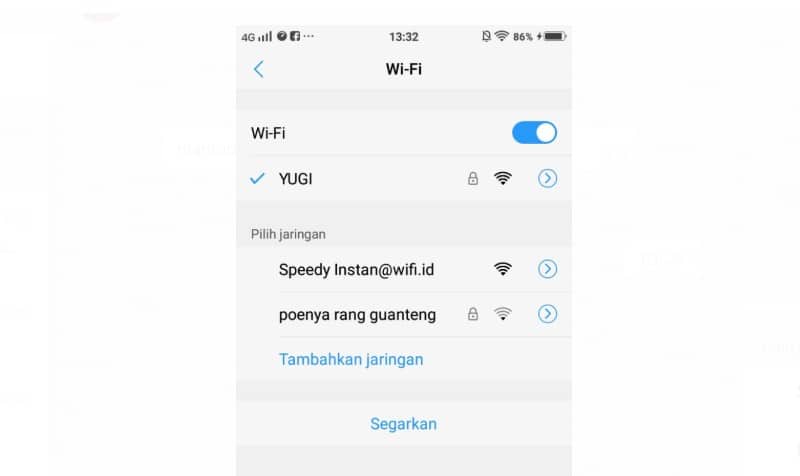 Cara ke-1 Ganti Password WiFi Indihome Fiber Via HP