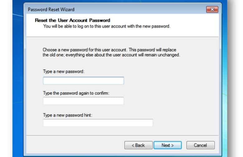 Cara ke-5 Reset Password dari Flashdisk