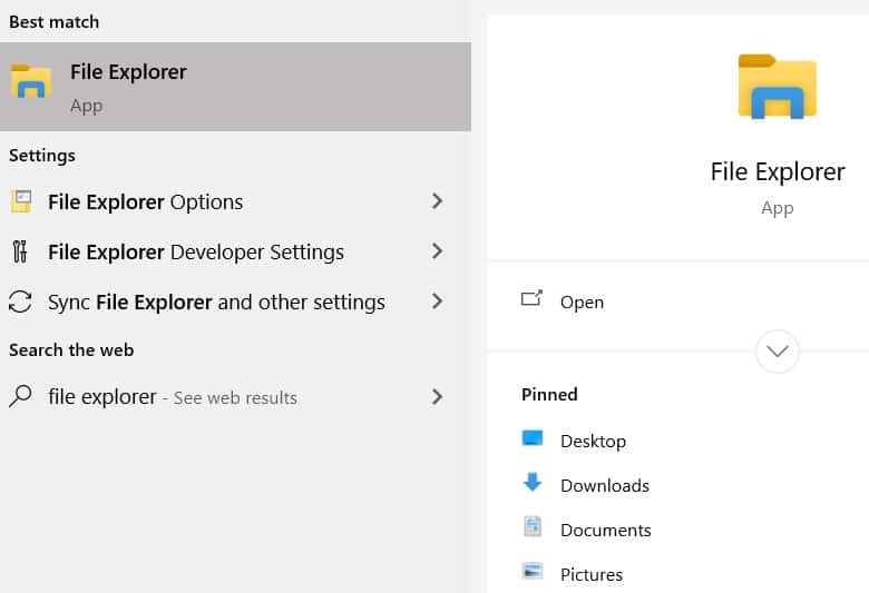 Cara ke-1 Menggunakan File Explorer