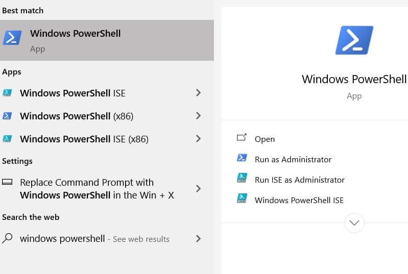Cara ke-1 Menggunakan Windows PowerShell