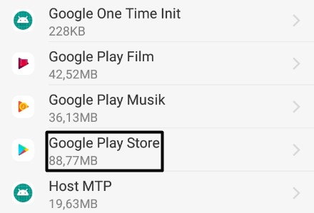 Cara ke-2 Hentikan Google PlayStore Secara Paksa