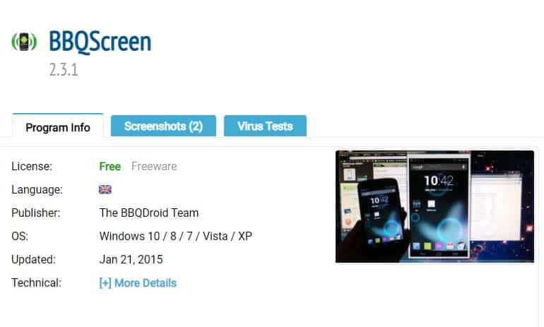 Cara ke-2 Menggunakan Aplikasi BBQScreen