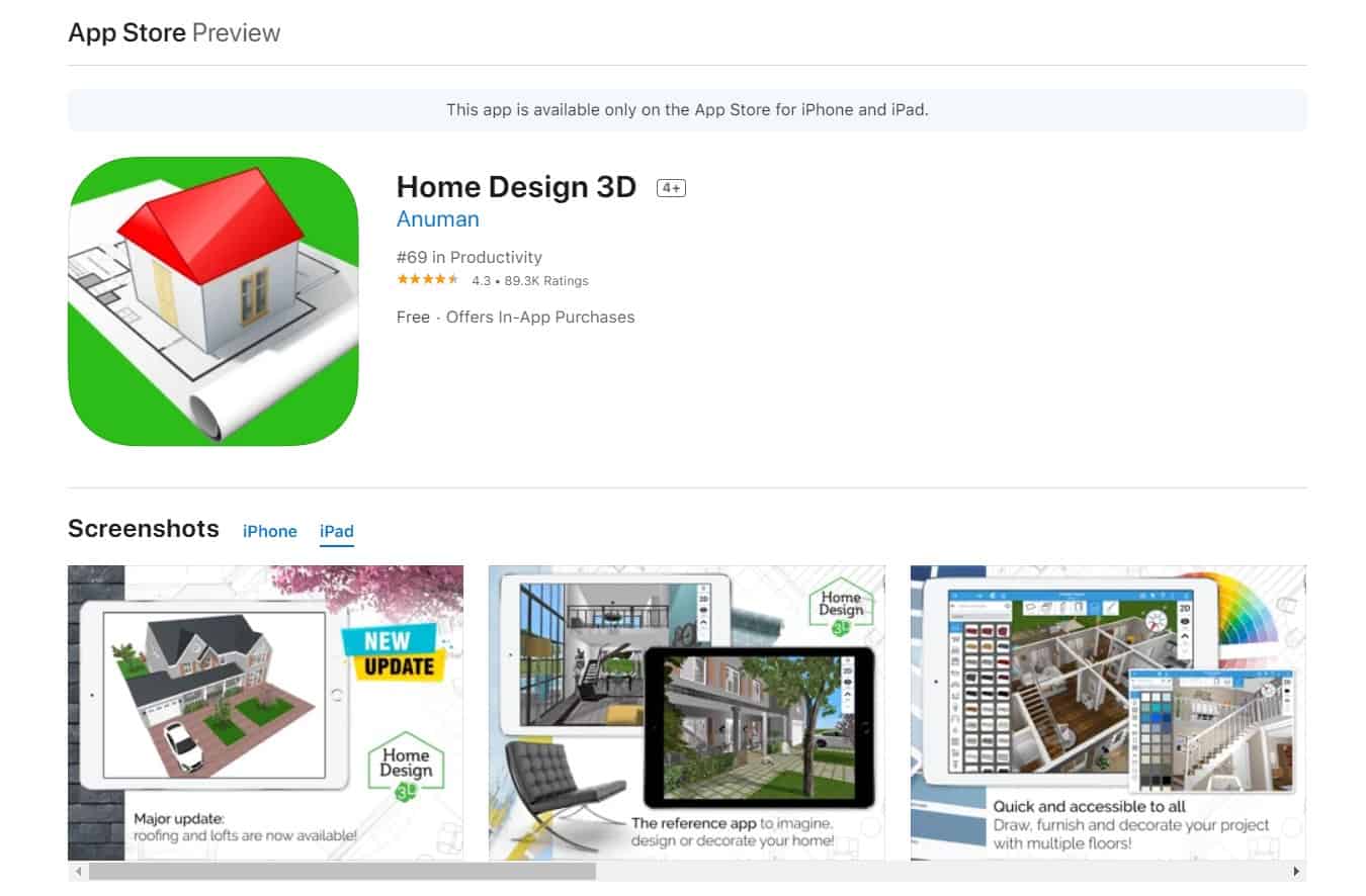 Aplikasi Home Design 3D